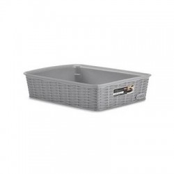 CESTO PVC ELEGANCE 20x14x6cm STONE GREY S