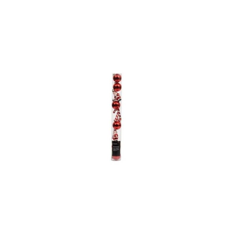 SET MIX CHRISTMAS ROSSO 10pz