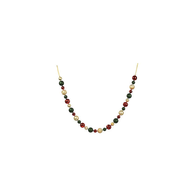 GHIRLANDA DI PALLINE MIX COLOR 180cm
