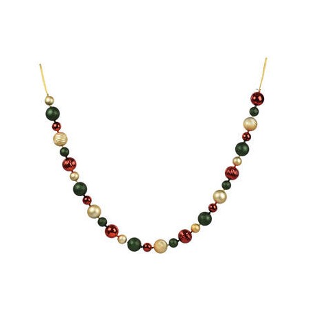 GHIRLANDA DI PALLINE MIX COLOR 180cm