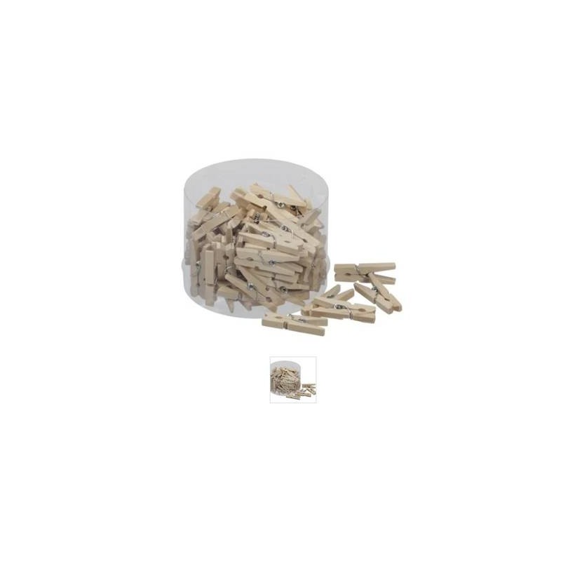 MOLLETTE LEGNO NATURALE 3cm 72pz