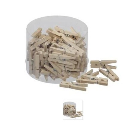 MOLLETTE LEGNO NATURALE 3cm 72pz