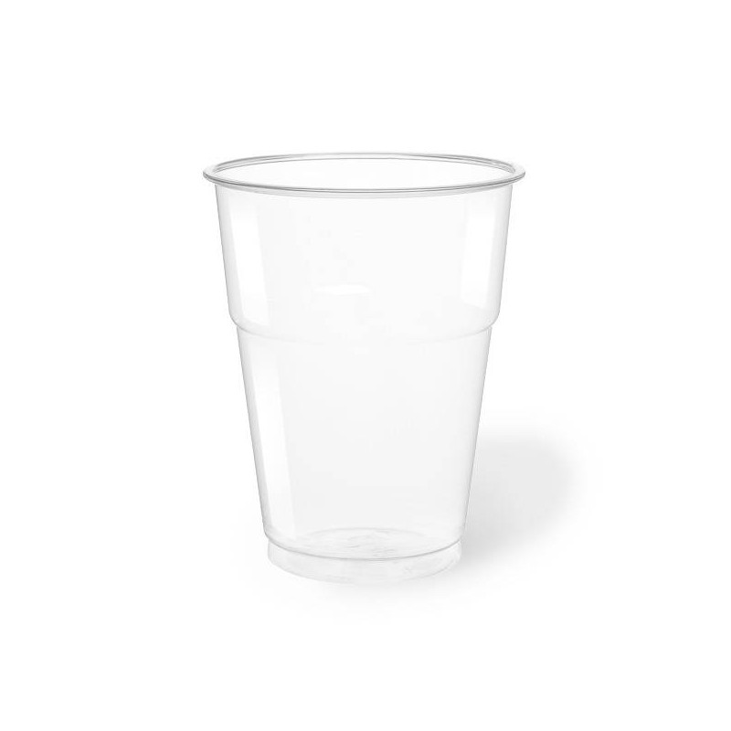 BICCHIERI PLA TRASPARENTI 350ml (TACCA 0,3) NATURIA COMPOSTABILE 50pz