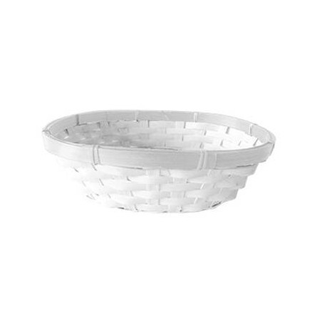 CESTO OVALE 25x20x7cm BIANCO CE000064