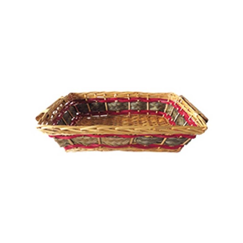 CESTO RETTANGOLARE 51x38x14cm BICOLOR CEN02773