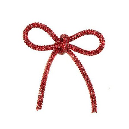 FIOCCO DIAMONDS 6,5x7cm ROSSO 12pz