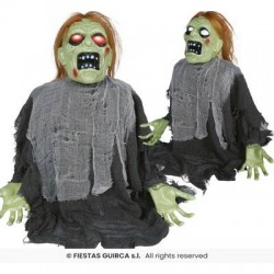 ZOMBIE SCATTANTE CON LUCE MOVIMENTO E SUONO 64cm
