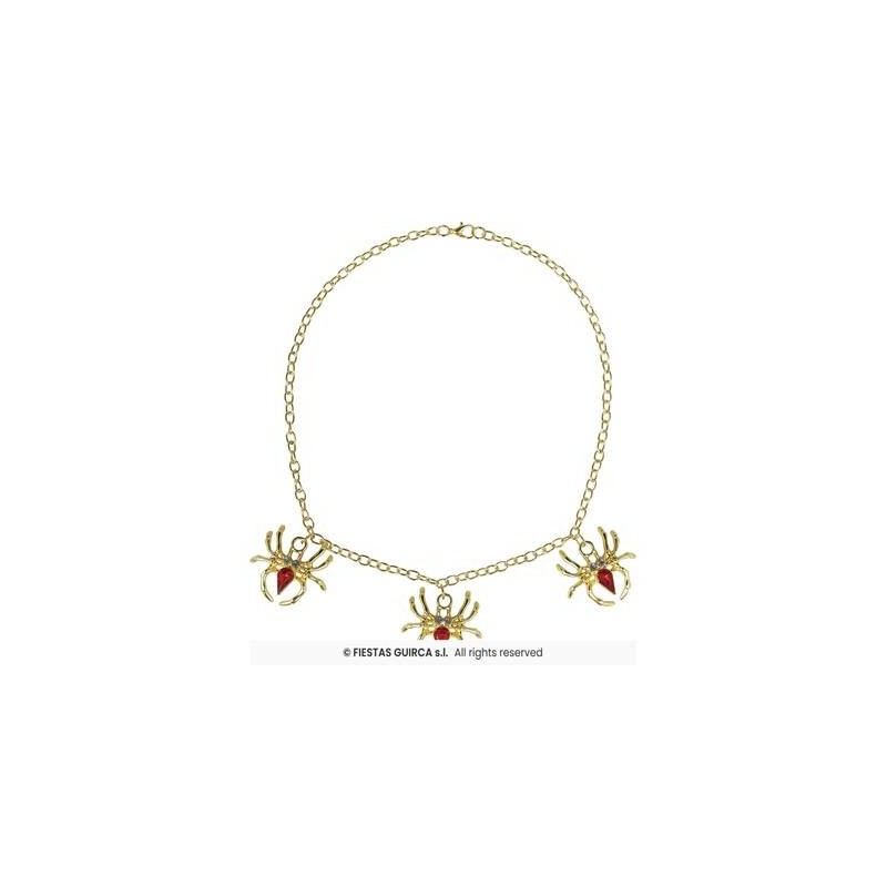 COLLANA RAGNI ORO