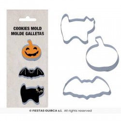 SET 3 STAMPINI BISCOTTI HALLOWEEN