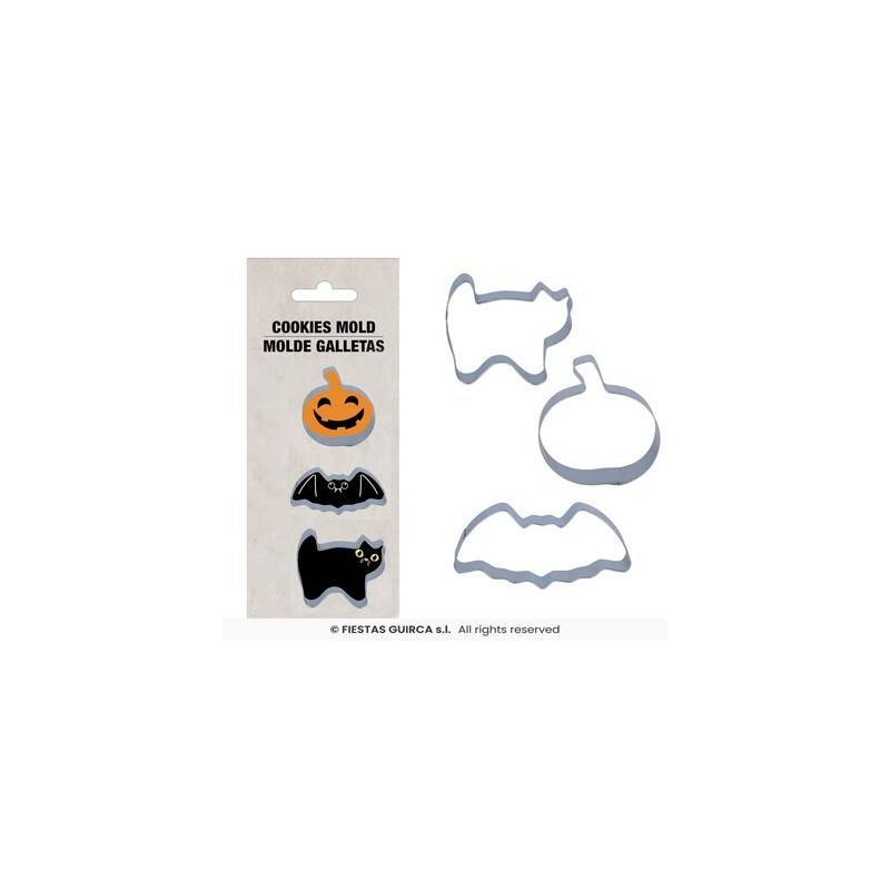 SET 3 STAMPINI BISCOTTI HALLOWEEN