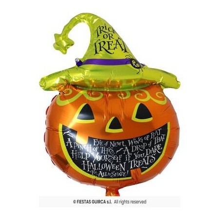 PALLONE MYLAR ZUCCA HALLOWEEN 70cm