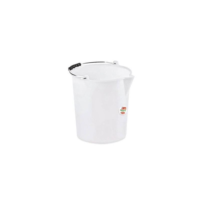 SECCHIO C/BECCO ø25cm 6lt NEUTRO 24060