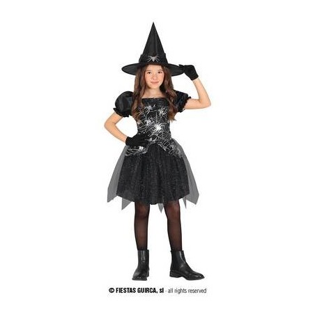 COSTUME STREGA ARGENTO 7-9 anni