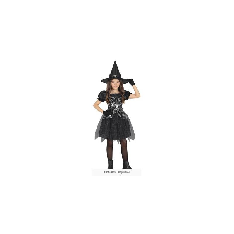 COSTUME STREGA ARGENTO 10-12 anni