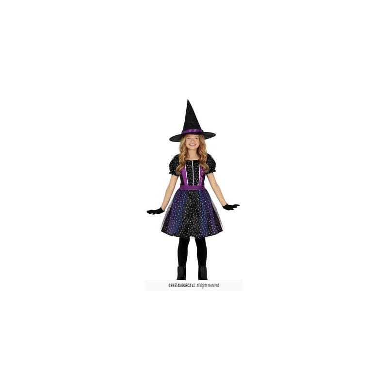 COSTUME STREGA STELLATA 3-4 anni