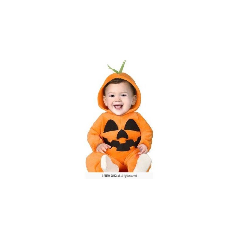 COSTUME BIMBI TUTA ZUCCA 2-3 anni