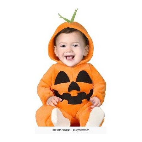 COSTUME BIMBI TUTA ZUCCA 2-3 anni
