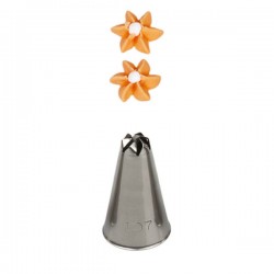 CORNETTO INOX DECORA N°107 FIORE