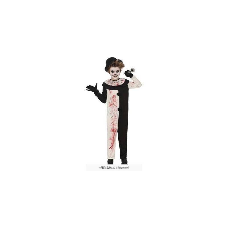 COSTUME BAMBINO TERRORIFIC CLOW 7-9 anni