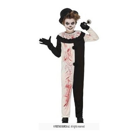 COSTUME BAMBINO TERRORIFIC CLOW 7-9 anni