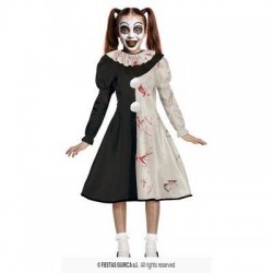 COSTUME BAMBINA TERRORIFIC CLOW 7-9 anni