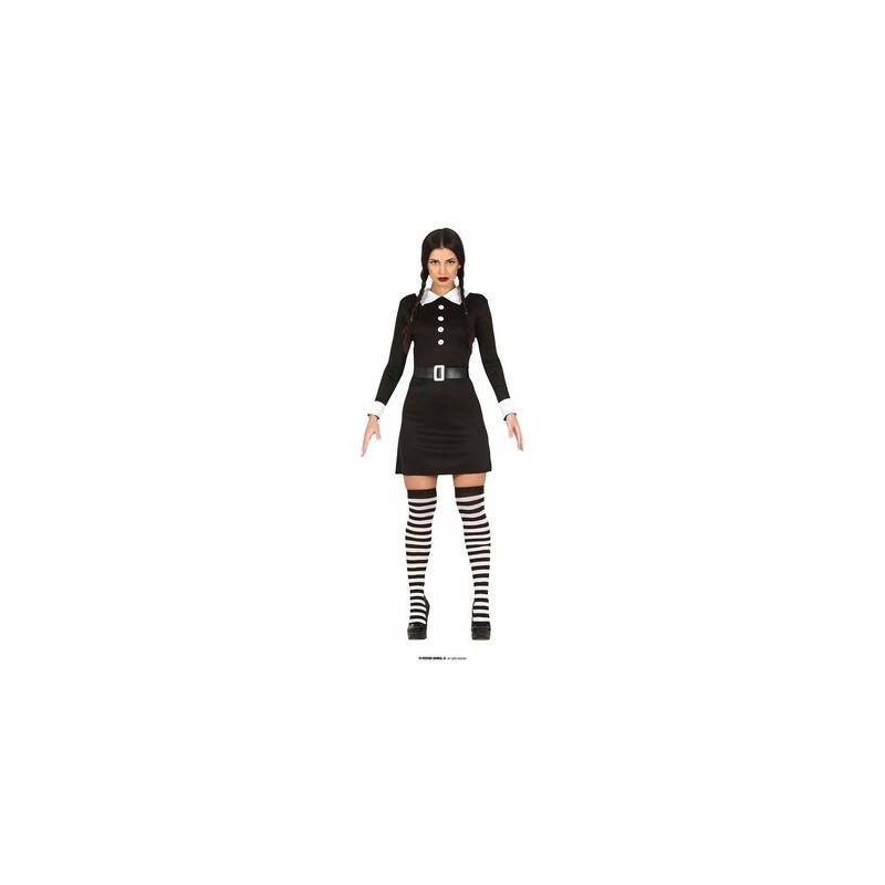 COSTUME DONNA GOTICA ABITO E CINTURA TG.M 38-40