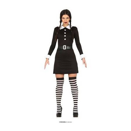 COSTUME DONNA GOTICA ABITO E CINTURA TG.M 38-40