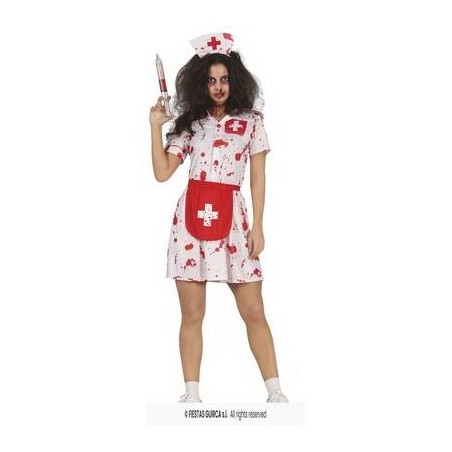 COSTUME BLOODY INFERMIERA DONNA TG.L 42-44