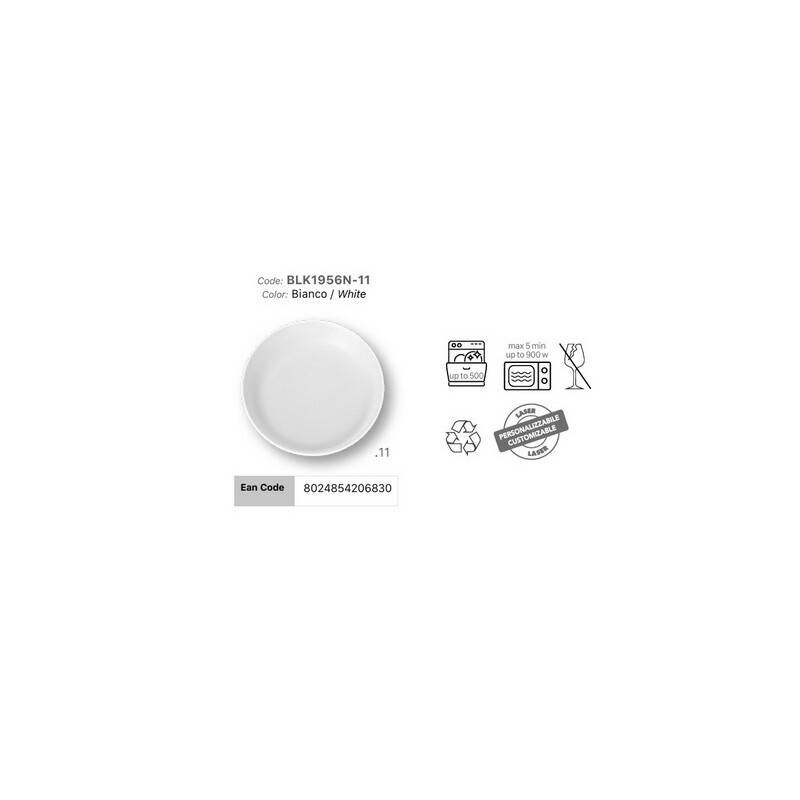 PIATTO PP MINERAL ø27,4cm TABLETECH BIANCO 1pz