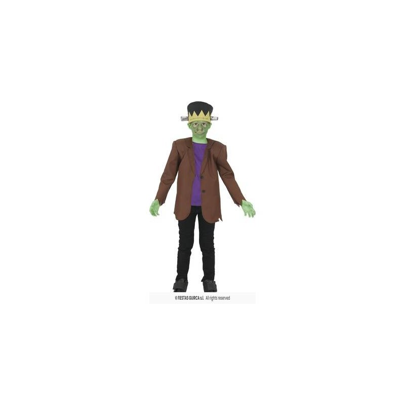 COSTUME MOSTRO VERDE FRANKENSTEIN 5-6 anni