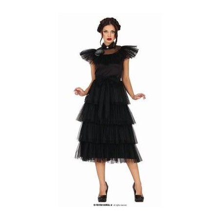 COSTUME DONNA GHOST GIRL REGINA DELLA NOTTE TG.M 38-40