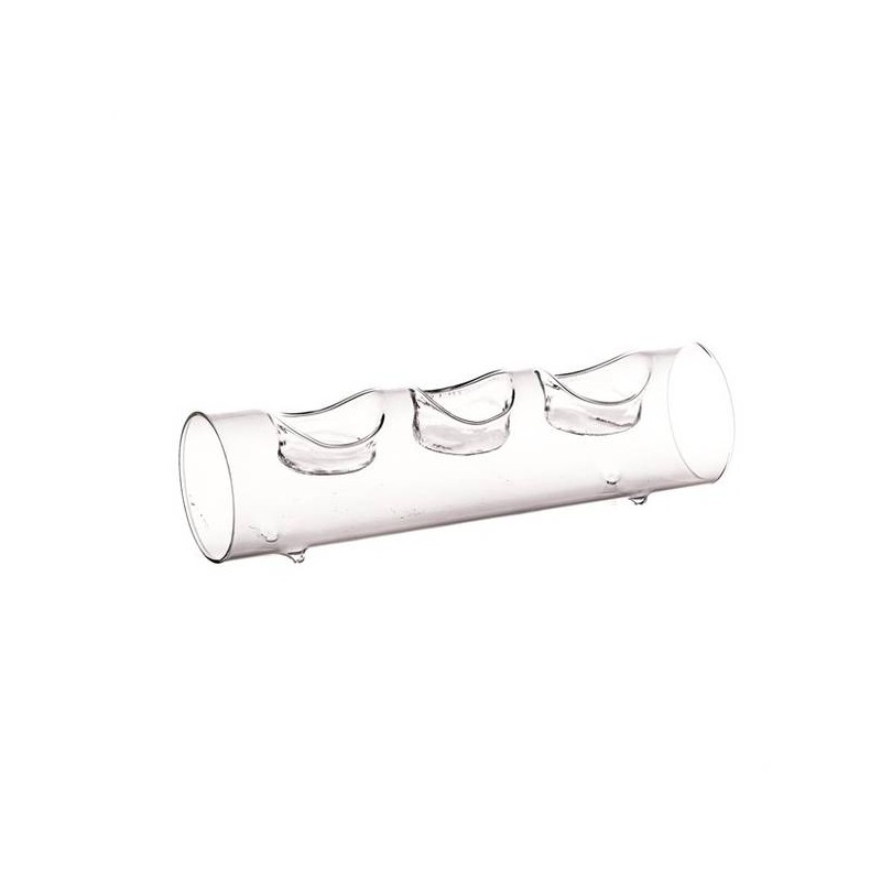 PORTA TEALIGHT 3 FUOCHI VETRO H.65 DMAX240