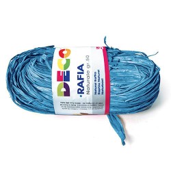 RAPHIA NATURALE gr.50 CWR BLU PASTELLO