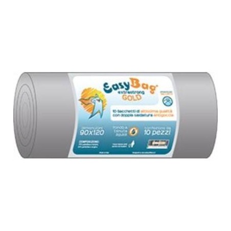 SACCHI NU 90x120cm EASY BAG NERO EXTRA RESISTENZA 10pz