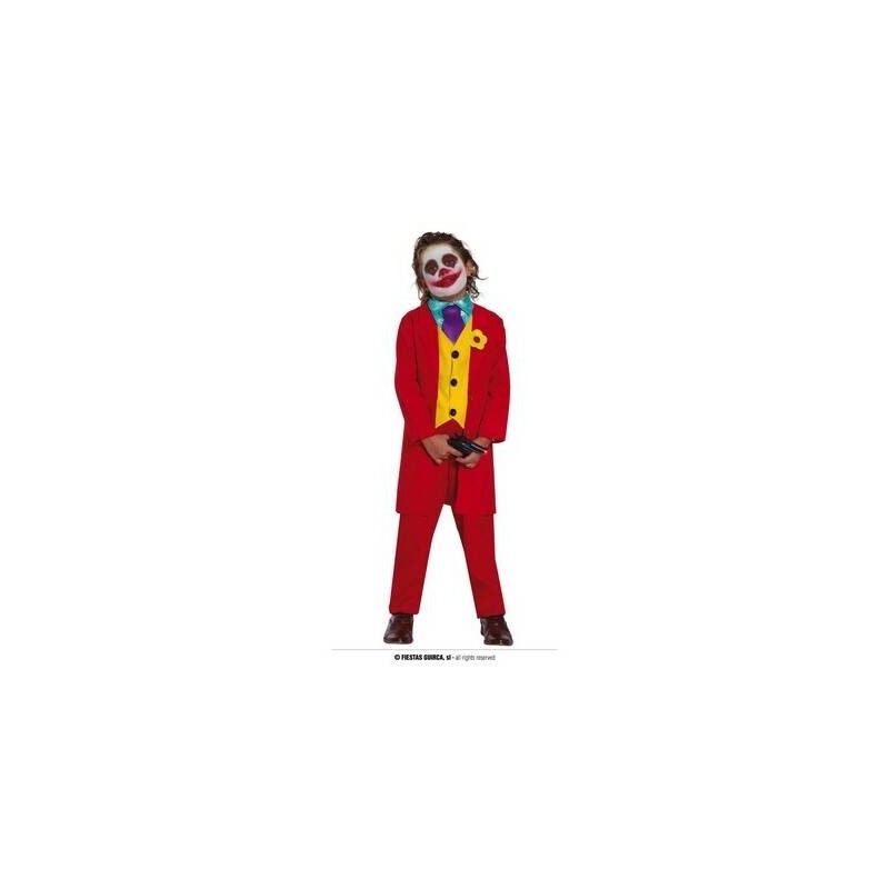COSTUME PAGLIACCIO SMILE BIMBO 7-9 anni