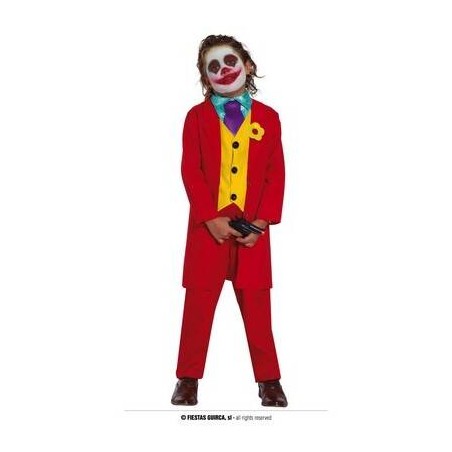 COSTUME PAGLIACCIO SMILE BIMBO 7-9 anni