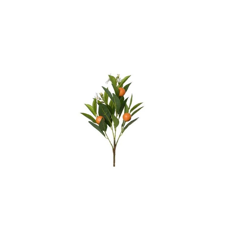 RAMO DELL'ARANCIA CON FIORI E FOGLIE 60cm