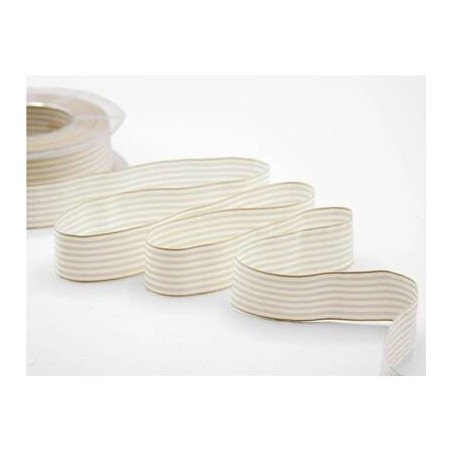 NASTRO BAMBY RIGATO mm25x25mt COL.2 AVORIO