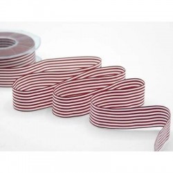 NASTRO BAMBY RIGATO mm25x25mt COL.46 AMARANTO