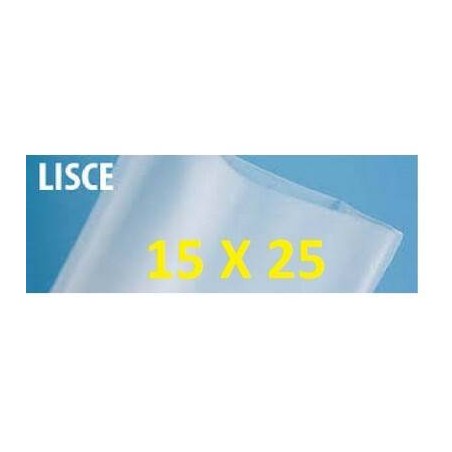 BUSTE SOTTOVUOTO LISCE H7 MIS. 15x25cm 100pz