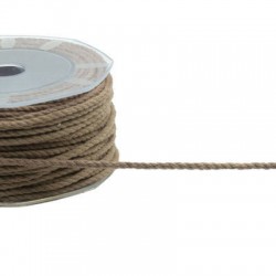 CORDONCINO COTONE 25mt 3mm COL.44 MARRONE