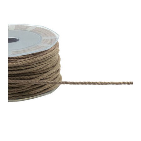 CORDONCINO COTONE 25mt 3mm COL.44 MARRONE
