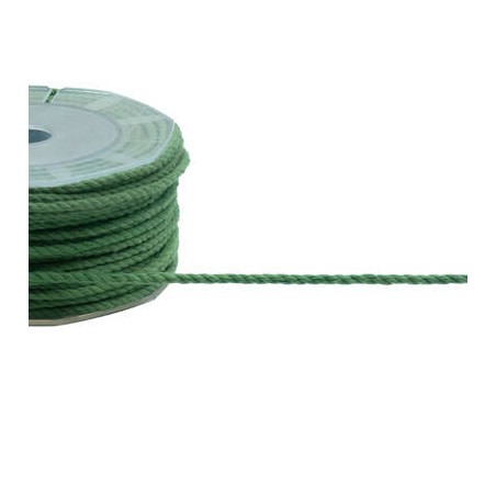 CORDONCINO COTONE mm3x25mt COL.633 VERDE INGLESE