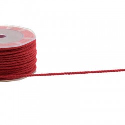 CORDONCINO COTONE mm3x25mt COL.31 ROSSO