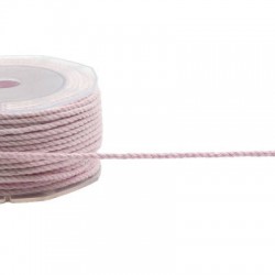 CORDONCINO COTONE mm3x25mt COL.20 ROSA