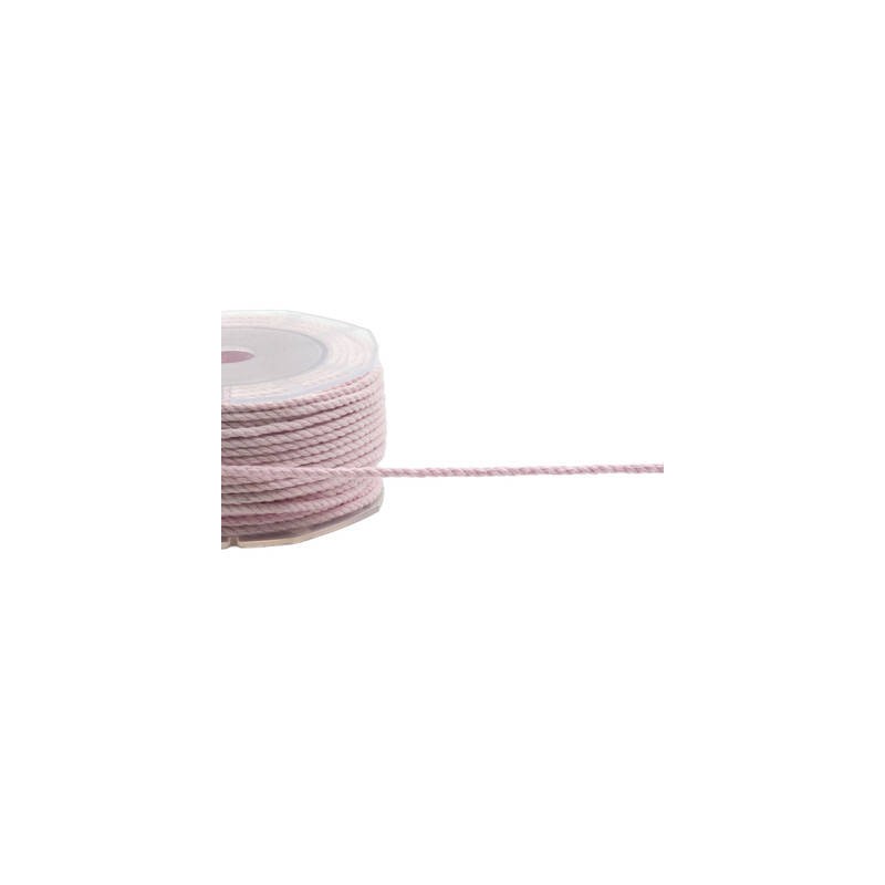 CORDONCINO COTONE mm3x25mt COL.20 ROSA