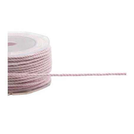 CORDONCINO COTONE mm3x25mt COL.20 ROSA