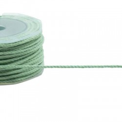 CORDONCINO COTONE mm3x25mt COL.9 VERDE MARE