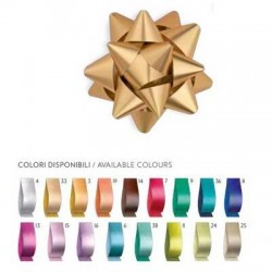 STELLE ADESIVE SPLENDID MAT 6811 mm10 5cm COLORI ASS.TI 100pz
