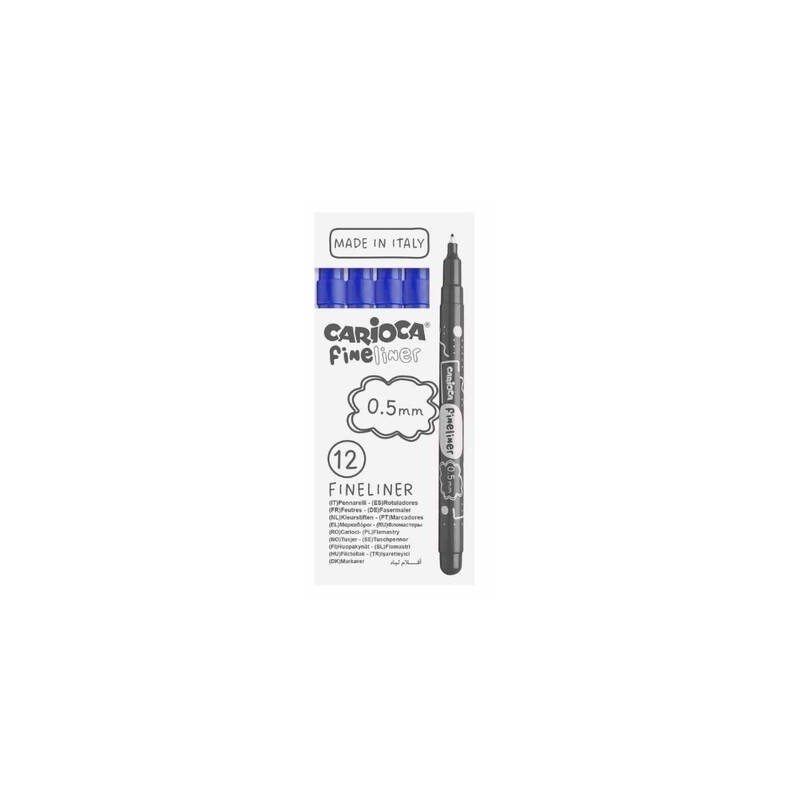 PENNARELLO FINELINER TRATTO CARIOCA 02 - BLU